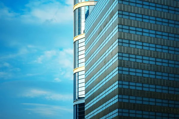 Geschäftsgebäude in Hongkong aus nächster Nähe — Stockfoto