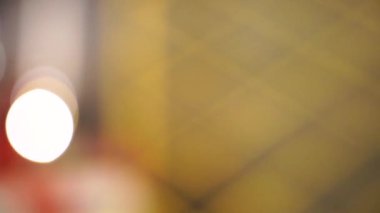 Bulanıklık Hong Kong şehir gecesi; Gece Hong Kong City bokeh görünümü