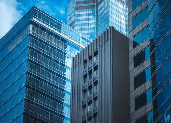 Hong Kong Commercial Building Close Up