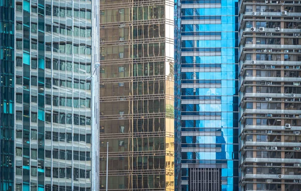 Комерційне будівництво Гонконгу закривається — стокове фото