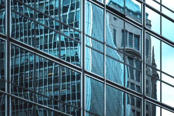 Hong Kong Commercial Building Close Up