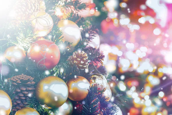 Fondo Navidad Con Luz Bokeh Fondo Borroso Navidad — Foto de Stock