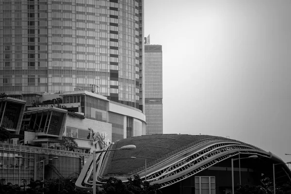 Hong Kong China July 2019 Hong Kong City View Black — Stock Photo, Image