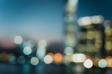 Bulanık Cityscape görünümü, Soyut ışık arka plan