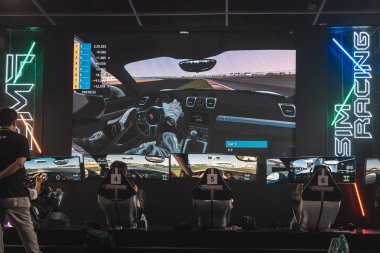 Hong Kong, Çin: 26 Temmuz 2019: birçok ziyaretçi Hong Kong Convention & Exhibition Centre 'da 21. ani-com & games Hong Kong 'a katılıyor.