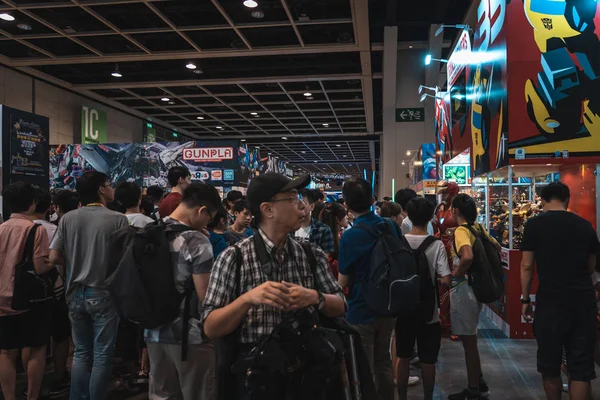 Hong Kong, Çin: 26 Temmuz 2019: birçok ziyaretçi Hong Kong Convention & Exhibition Centre 'da 21. ani-com & games Hong Kong 'a katılıyor.