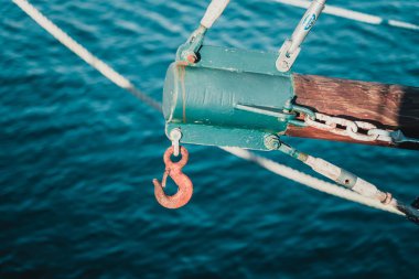 Bir teknenin bir kısmının yakın çekim; vintage tarzı