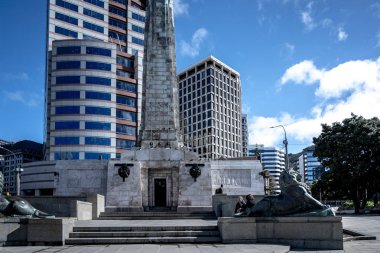 uildings ve Wellington, Nz sokak görünümü