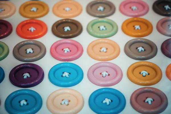 Colorful button in vintage style; button background — Stock Photo, Image