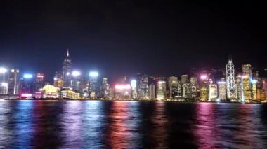Geceleyin Hong Kong Victoria Limanı; Zamanlaması; Geceleyin Hong Kong Skyline Görünümü