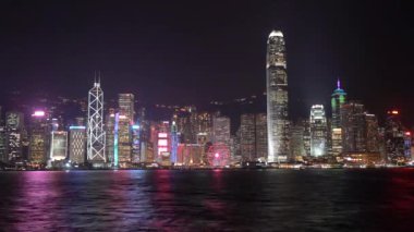 Geceleyin Hong Kong Victoria Limanı; Zamanlaması; Geceleyin Hong Kong Skyline Görünümü
