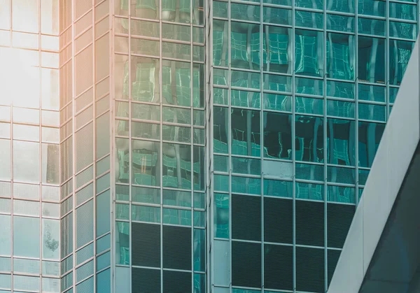 Modern office building close up in Hong Kong