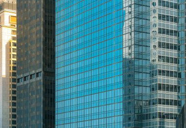 Modern ofis binası Hong Kong 'a yakın.
