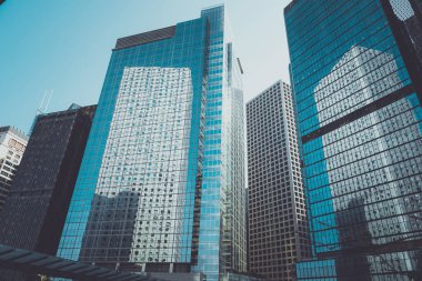 Modern ofis binası Hong Kong 'a yakın.