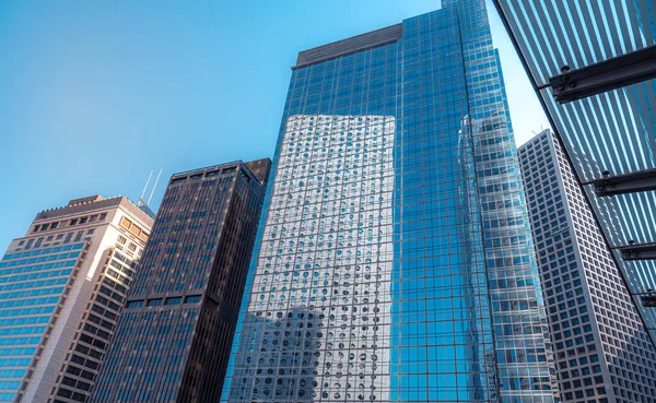 Modern ofis binası Hong Kong 'a yakın.