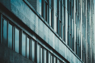 Modern ofis binası Hong Kong 'a yakın.