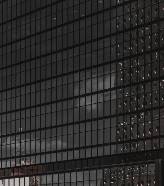 Бізнес Будівля Гонконгу Закрита Чорний Золотий Колір — стокове фото