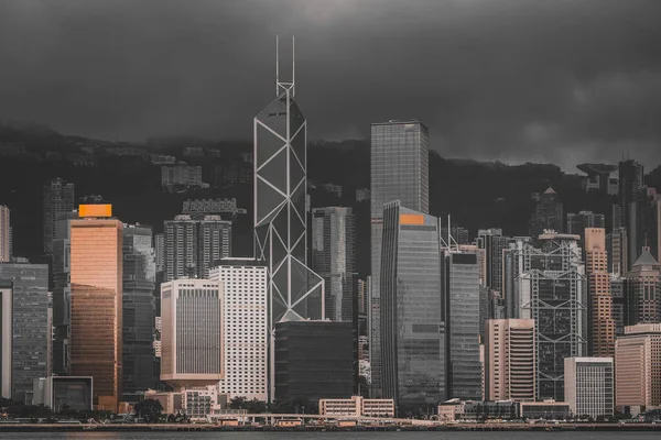 Hong Kong Victoria Harbour View Hong Kong Cityscape — Stock Photo, Image