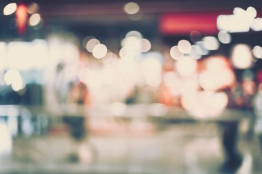 Bokeh ile Soyut Alışveriş Merkezi arka planı