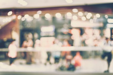 Bokeh ile Soyut Alışveriş Merkezi arka planı