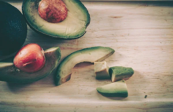 Fresh Avocado Food Background Closeup — Stock Photo, Image