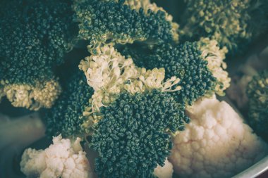 Taze Brokoli Kapanışı; Gıda Arkaplanı