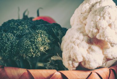 Taze Brokoli Kapanışı; Gıda Arkaplanı