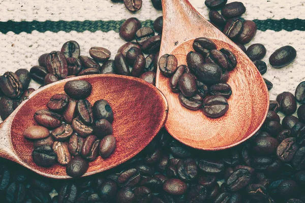 Background Coffee Closedup Vintage Style — Stock Photo, Image