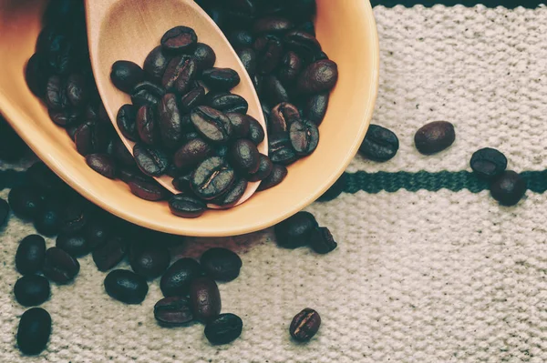 Background Coffee Closedup Vintage Style — Stock Photo, Image