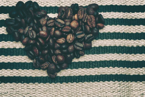 Tło Kawy Zbliżenie Styl Vintage — Zdjęcie stockowe