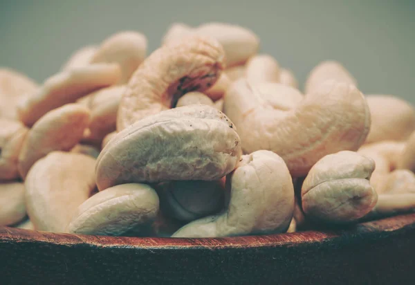 Close up Cashew nuts; Food Background