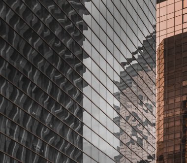 Modern ofis binası Hong Kong 'a yakın.