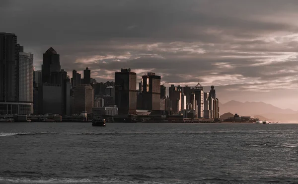 Cityscape Skyline Victoria Harbour Hong Kong City — Stock Photo, Image