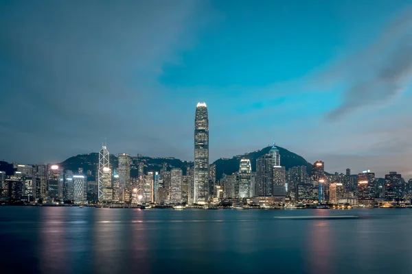 Stadtbild Victoria Harbour Hongkong — Stockfoto