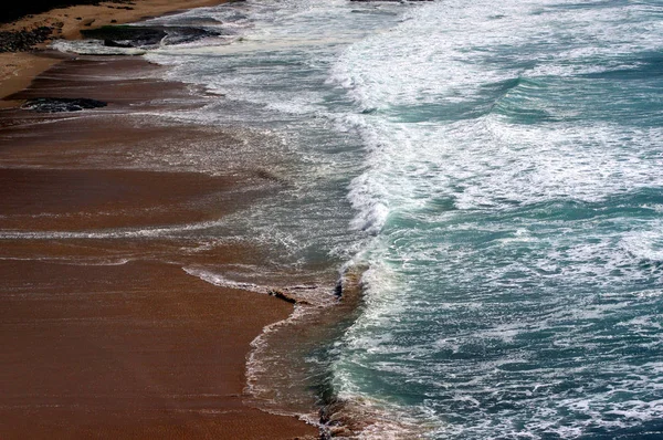 Vlny Oceánu Nádherné Pobřeží Portugalska — Stock fotografie