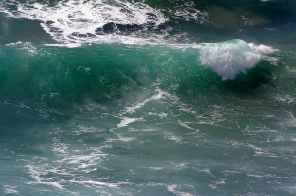 Onde Oceaniche Bella Costa Del Portogallo — Foto Stock