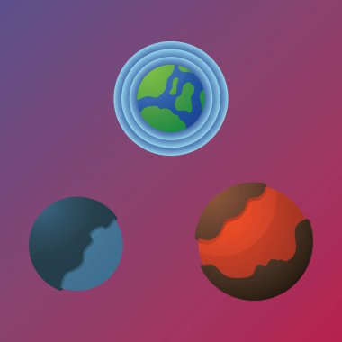 uzayda benzersiz gezegen