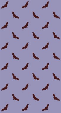 cadılar bayramı afiş için yarasa vektör desen illüstrasyon da medya sosyal besleme veya hikaye arka plan için kullanabilirsiniz