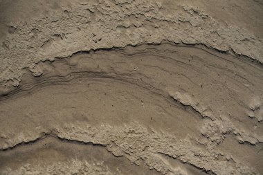 Kum. Dunes. Çöl manzarası. yukarıdan çöl görünümü