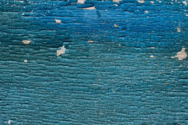 ahşap plakalar üzerinde eski boya kırık. Turkuaz