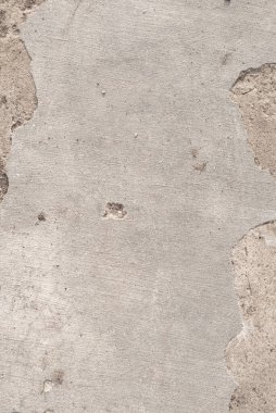 Arka plan, gri çatlamış beton kaldırım dokusu. metin için yer