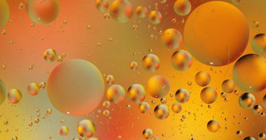 Renkli kabarcıklar Fantastik yapısı. Soyut çok renkli arka plan. Makro