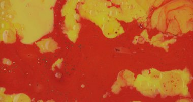 Soyut psychedelic arka plan. Çok renkli bir sıvıda mürekkep