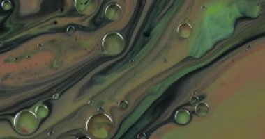 Soyut psychedelic arka plan. Çok renkli bir sıvıdaki mürekvin yavaş hareketi