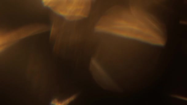 Lumière Fuites images 4K. Objectif lueur fusée éclairante bokeh superpositions, brûler le fond de la flamme. Effet de rayons flash