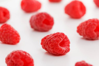 düz taze ahududu desen