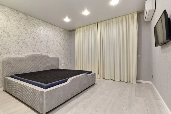 Schlafzimmer Mit Einem Schönen Interieur — Stockfoto