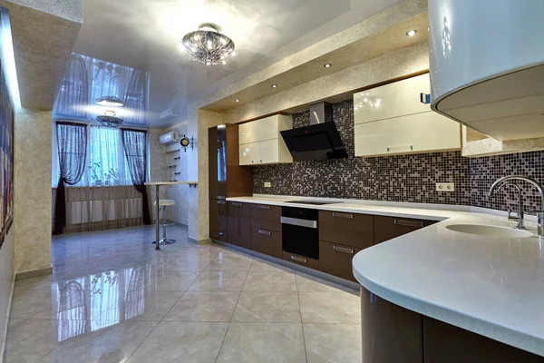 Kitchen Appliances Beautiful Interior — Stock Photo, Image