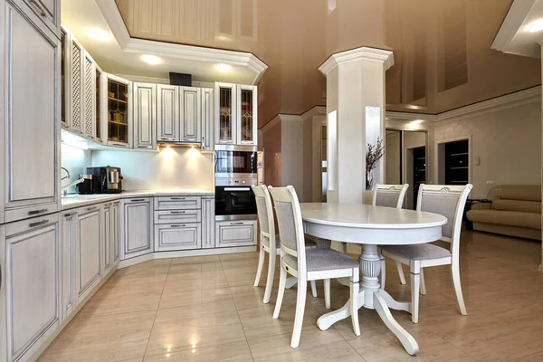 kitchen living room with a beautiful interior