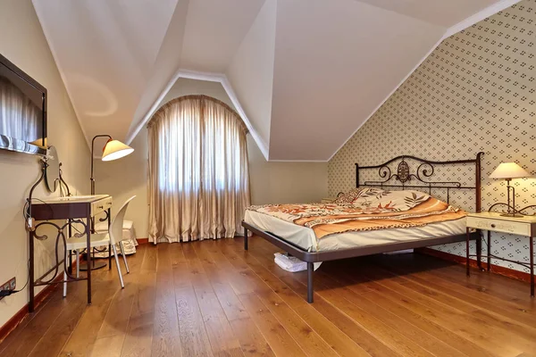Спальня Красивым Интерьером — стоковое фото